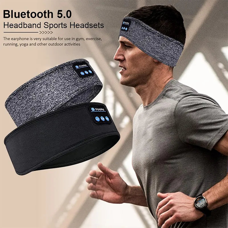 Bandeau de sport Bluetooth, Bandeau avec écouteurs pour dormir