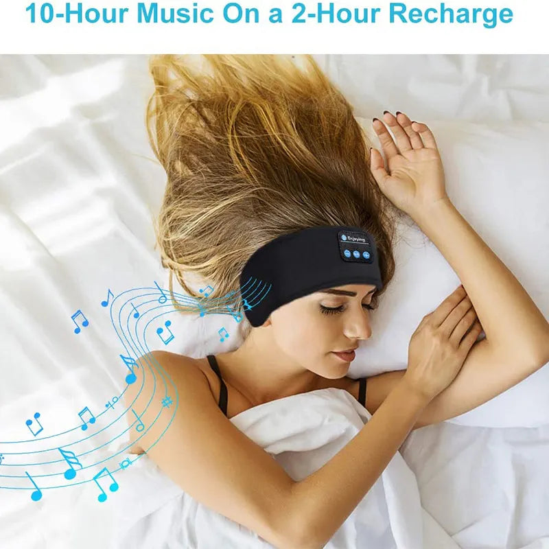 Bandeau de sport Bluetooth, Bandeau avec écouteurs pour dormir