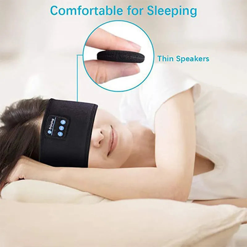 Bandeau de sport Bluetooth, Bandeau avec écouteurs pour dormir