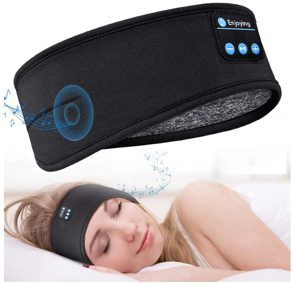 Bandeau de sport Bluetooth, Bandeau avec écouteurs pour dormir